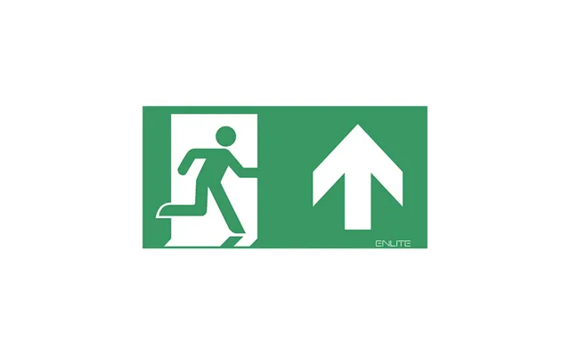 Up Emergency Pvc Exit Legend For En-emled21 22 & 24 Aurora
