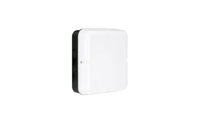 Utilitedrum 20w Ip65 Emergency Led Square Bulkhead Black 4000k Aurora