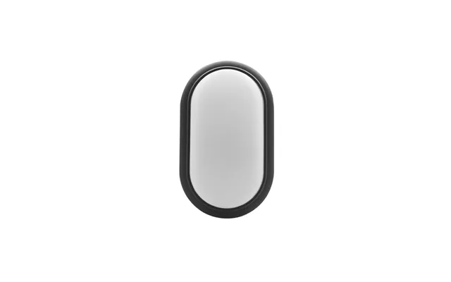 Velo Oval Led Bulkhead Ip65 Black 15w Ovia Lighting