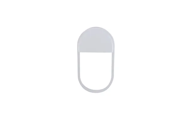 White Oval Eyelid Accessory For Tough Shell Compact Bulkhead Integral Led