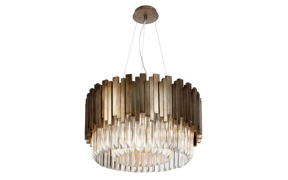 Antique Gold Finish Chandelier