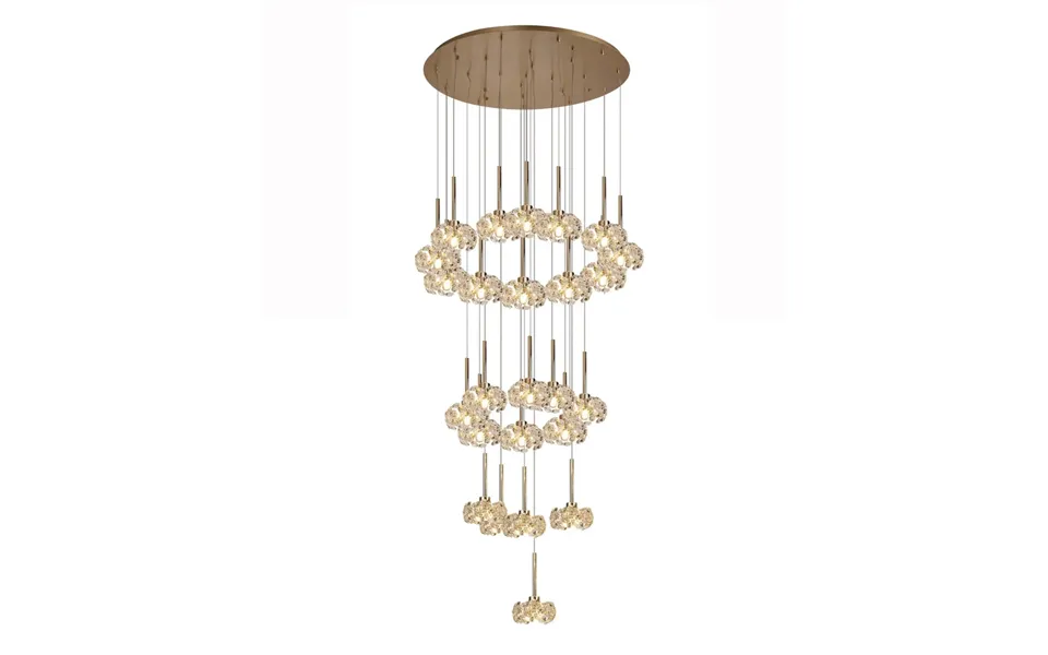 Belgrave Crystal Gold Cluster Pendant