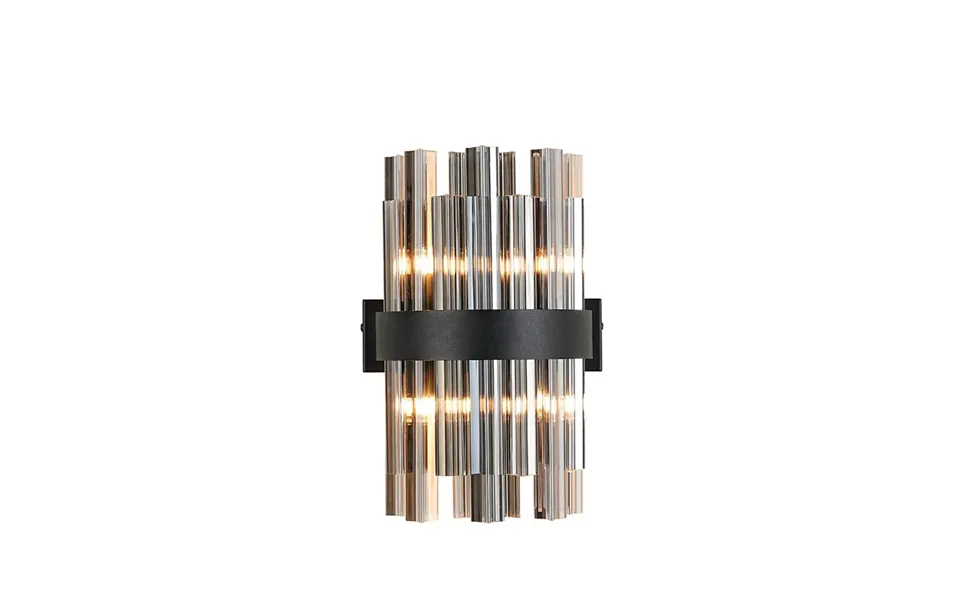 Bond Street Black Smoke Wall Light