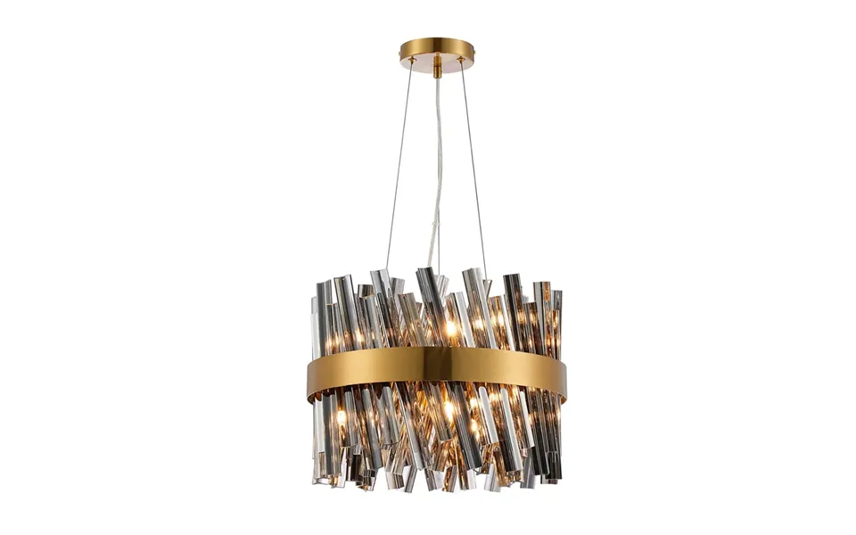 Bond Street Brass Smoke Pendant