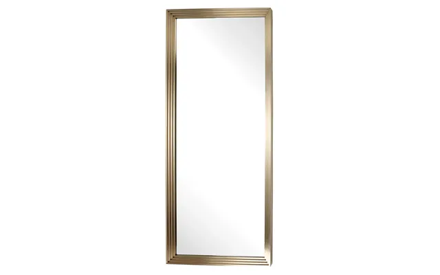 Brushed Brass Stepped Mirror