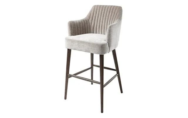 Chenille Latte Finish Bar Stool