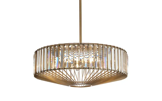 Crystal Brass Pendant Light