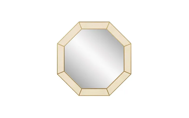 Ivory Brass Shagreen Mirror