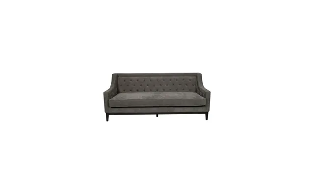 Luxe Warm Grey Fabric Sofa