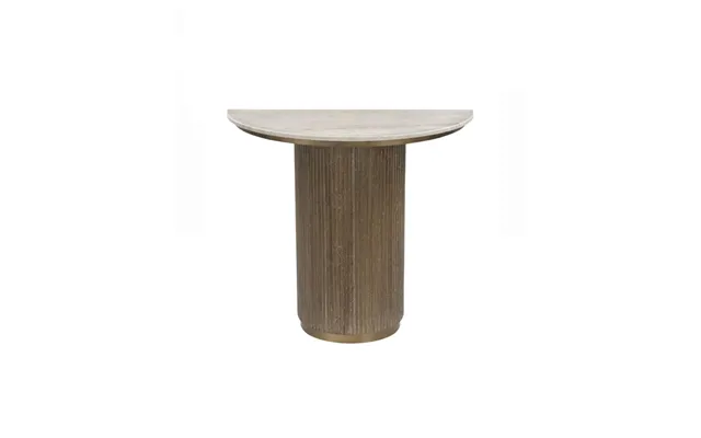 Marble Ribbed Console Table