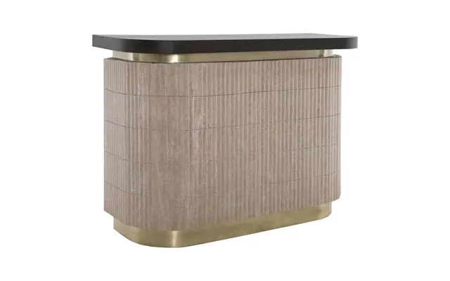 Martello Beige Home Bar Cabinet