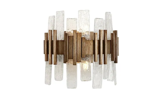 Opulent Textured Glass Wall Lamp