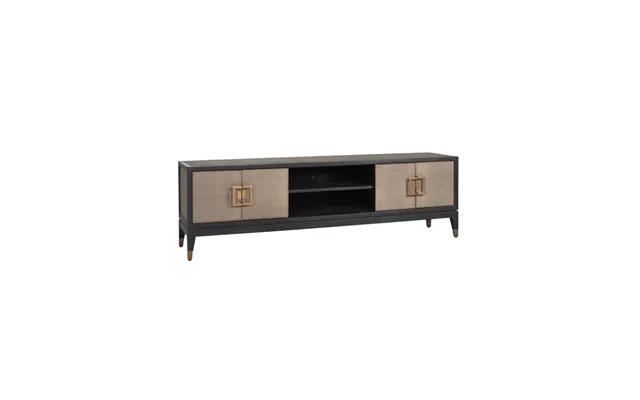 Textured Brass Trim Media Unit