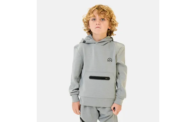 Flux Junior Velar Tech Hoodie - Grey-3 4y