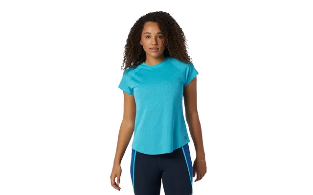 New Balance Women's Q Speed T Shirt - Blue-s