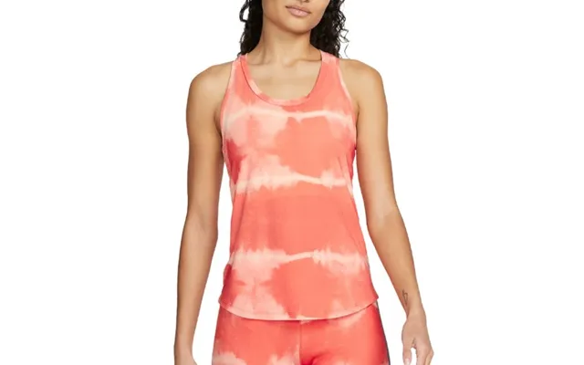 Nike Dri Fit One Luxe Vest Top - Peach Tie-dye-xs