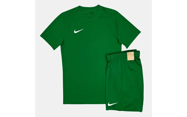 Nike Junior Dri-fit Tshirt Shorts Set - Pine Green-m 10-12 M 10-12