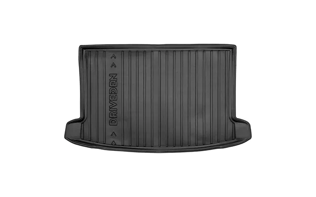 Boot Mat For Nissan Juke Mk.2 2019 - 2026 With Raised Boot Floor Driveden Custom-fit Black Rubber Car Boot Liner