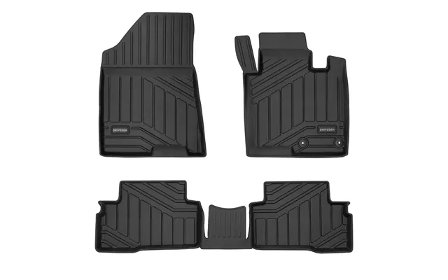 Car Mats For Kia Sportage Mk.5 Hybrid 2022 - 2026 Driveden Custom-fit Black Rubber Car Mat Set
