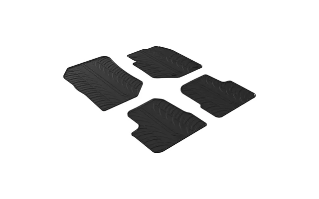 Car Mats For Vauxhall Mokka Mk.2 Excl. Mokka-e 2020 - 2026 Gledring Tailored Black Rubber 4 Piece Car Floor Mat Set