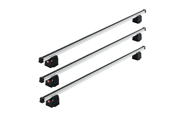 Roof Racks For Vauxhall Vivaro Lwb L2 Low Roof H1 2014 - 2019 150kg Load Limit Fabbri Aluminium 3 Van Roof Bars