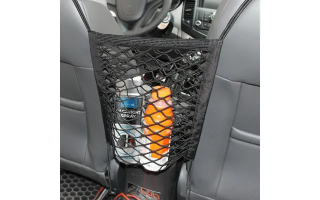 Simply Auto Premium Car Front Seat Black Strong Cargo Net 30 X 20 Cm