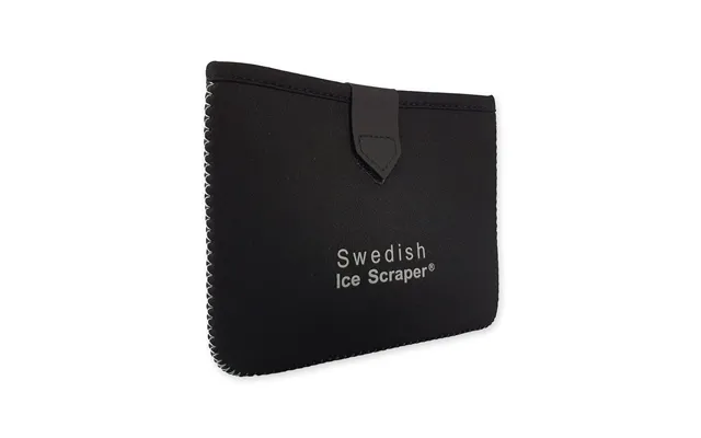 Swedish Ice Scraper Neoprene Cover Sleeve - Storage Holder In Black