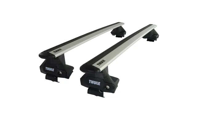 Thule Roof Bars For Audi Q5 Sportback B9 2020 - 2025 No Roof Rails Wingbar Evo Silver Aluminium Car Roof Rack