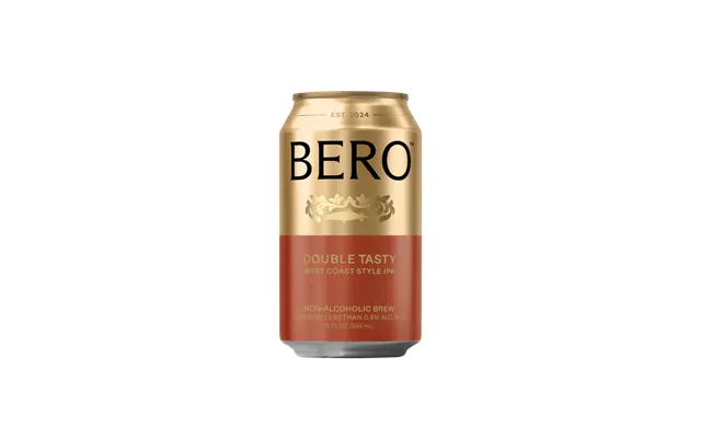 Bero Double Tasty - Non Alcoholic West Coast Style Ipa, Case Of 24 Cans