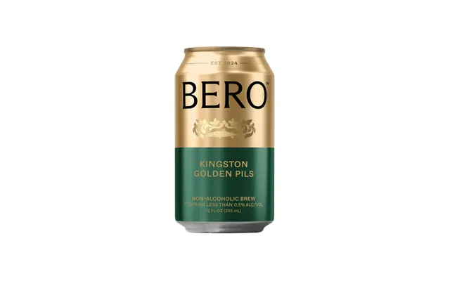Bero Kingston Golden Pils - Non-alcoholic Pilsner, Case Of 6 Cans