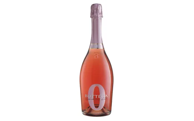 Bottega 0 Rosé 0.0% Alcohol Free Sparkling Rosé - Elegant Non Alcoholic Bubbles, Single Bottle