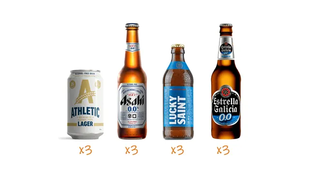 Cold Classics - Best Selling Lager Alcohol Free Beer Box