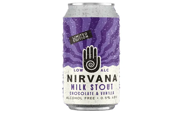 Nirvana Chocolate Milk Stout 0.5% Luxurious Non-alcoholic Beer - Case Of 24 Beers