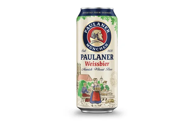 Paulaner Weißbier - Alcohol Free Wheat Beer Cans, Case Of 24 Cans