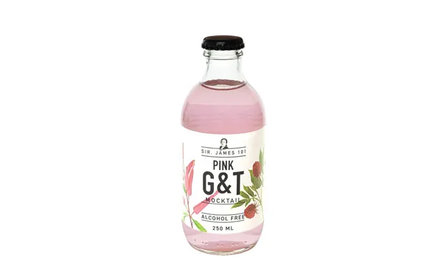Sir James 101 Pink Gin Tonic Taste Alcohol Free Mocktail - Case Of Six Bottles