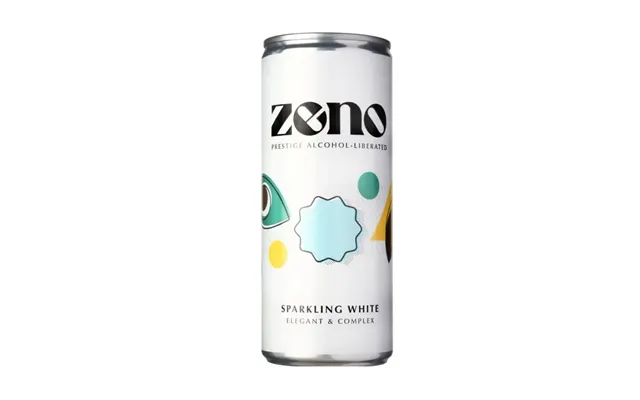 Zeno Sparkling White - Non Alcoholic Wine Can, Case Of 6 Cans