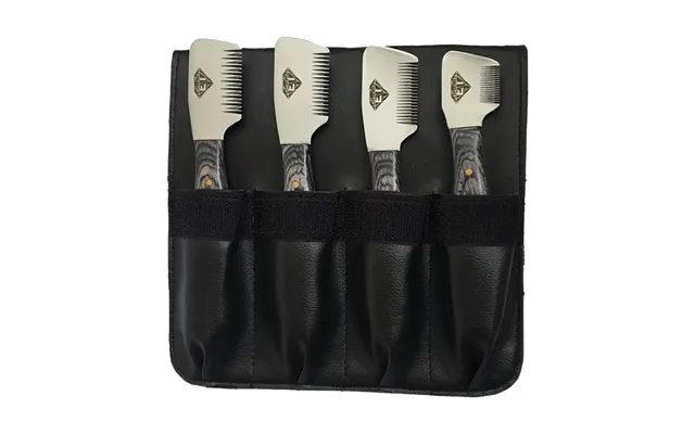 Dog Stripping Knives 4 Set Classic Grey
