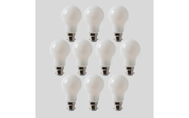 10 Pack - Soho Lighting 8w B22 Opal Gls Led Light Bulb 3000k Warm White Dimmable
