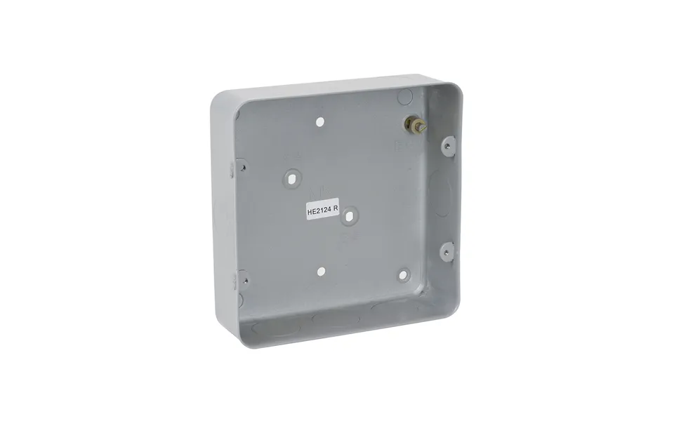 6-8 Gang 38mm Steel Grid Flush Box Back Box - Size H 68.3 Mm X W 129 Mm X D 35 Mm