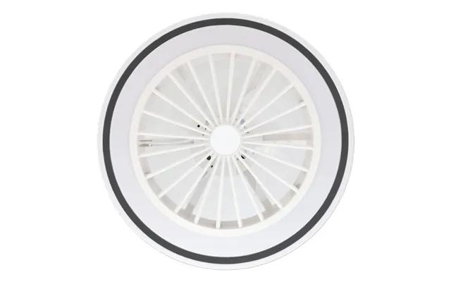 Eglo Almeria White Black Led Ceiling Light With Fan 2700-6500k