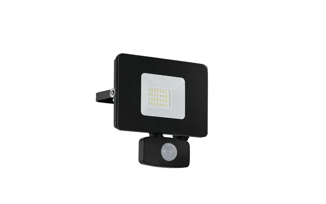 Eglo Faedo 3 Black Motion Sensor Led Security Light 21w Ip44