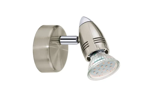 Eglo Magnum-led Brushed Nkl Gu10 Spotlight 2.8w 3000k - Nickel