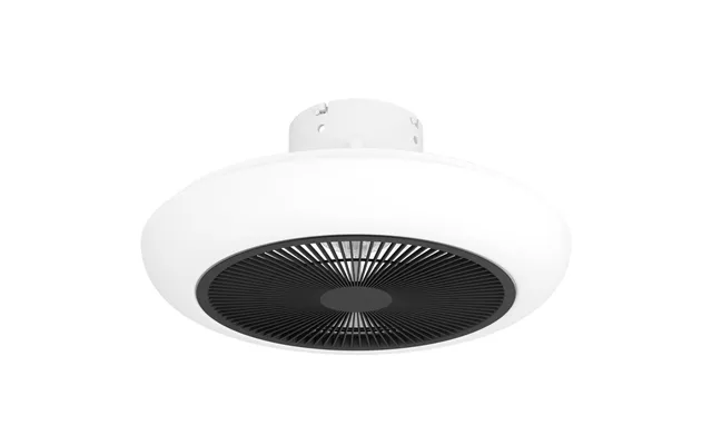 Eglo Sayulita White & Black Ceiling Fan W Tuneable Led Light