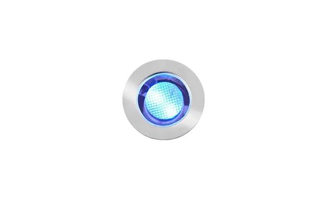 Saxby Ikon Round Stainless Steel Blue Ip67 Decking Lights