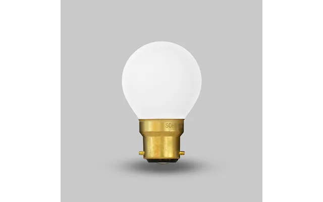 Soho Lighting 3w Dim To Warm B22 Matt White G45 Golfball Led Bulb