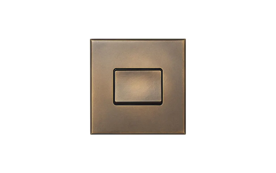 Soho Lighting Aged Brass 1 Gang 10a 1 Way 3-pole Extractor Fan Isolator Switch With Black Insert - The Palaces Collectio