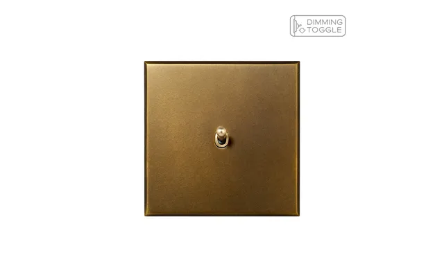 Soho Lighting Aged Brass 1 Gang 2 Way Dimming Toggle Switch With Brass Paddle Toggle - The Palaces Collection