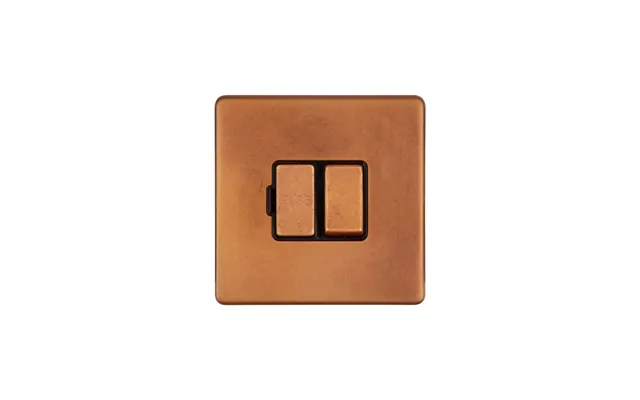 Soho Lighting Antique Copper 13a Double Pole Switched Fused Spur Fcu