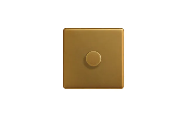 Soho Lighting Antique Gold 1 Gang 2-way Intelligent Dimmer 150w Led 300w Halogen Incandescent