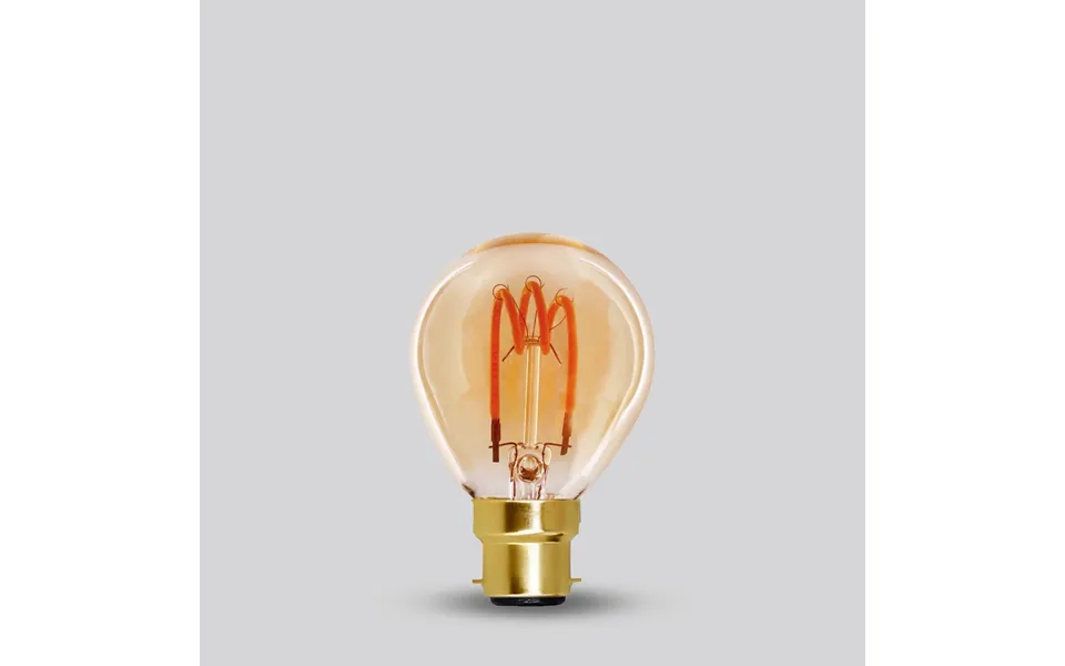 Soho Lighting B22 Vintage Sunset Golfball Dimmable Led Bulb G45 - 3w
